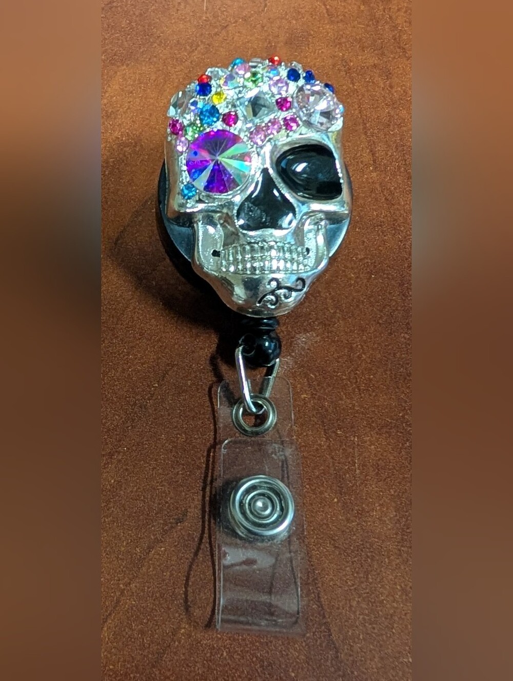 Colorful Skull Badge Reel